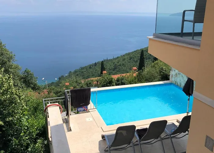 Moderne Familienwohnung Mit Panorama-Meerblick 4*